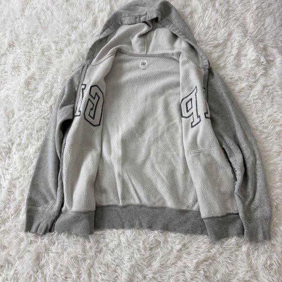 EUC GAP Relaxed Logo Hoodie Size Gray Color Size S - Picture 5 of 9